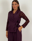 Tailleur CETTINA - Completo gilet con cintura e pantalone