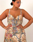 CURVY Cordset CHRY - Completo top e gonna lunga COLLEZIONE CHIC