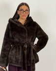 Pelliccia SISSY - Eco pelliccia modello accappatoio