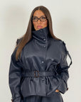 Cordset IRENE - Completo in ecopelle giacca e pantalone