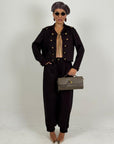 Cordset AUSILIA - Completo giacca con bottoni dorati e pantalone
