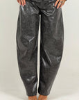 Pantalone CEMILE - Pantalone lumina in ecopelle