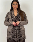 CURVY Cardigan VIOLA a fantasia