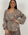 Cardigan ad incrocio ZOYA