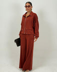 Cordset ANITA - COMPLETO BLUSA CON ZIP E PANTALONE