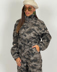 Cordset KAMIRA - Completo giacca con zip e pantalone
