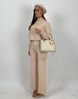 Tuta CORDELIA - completo maglione mezzo collo e pantalone