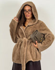 Pelliccia SISSY - Eco pelliccia modello accappatoio