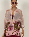 Camicia TIGER ROSA velata