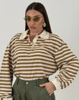 Polo ALFREDA - Polo fantasia a righe