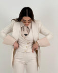 Tailleur EMY - Tailleur sartoriale tre pezzi tinta unita