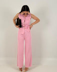 Cordset AMS - completo maglietta bottoni dorati e pantalone
