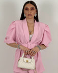 Tailleur FABRY - completo giacca con cintura e pantalone