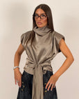 Blusa CIRILLA con fusciacca