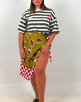 CURVY Gonna pareo FIORI