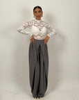 Pantalone ENORA - Pantalone gessato