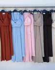 Cordset HILARY - Completo tre pezzi, top gilet lungo e pantalone