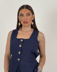 Tailleur MACY - Completo gilet corto e pantalone