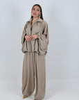 Cordset Ariane - Completo blusa con zip e pantalone