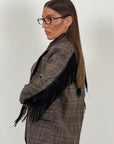 Tailleur CORNELIA - Completo bermuda e giacca con frange