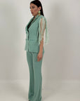 Tailleur MOIRA - Tailleur sartoriale giacca con frange e pantalone
