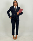 Tailleur ANITA - Completo giacca con bottoni dorati e pantalone