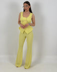 Tailleur ZAIRA - Tailleur sartoriale composto da gilet e pantalone a zampa