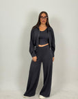 Tuta KENDA - Completo felpa con zip e pantalone