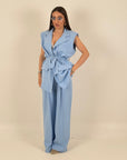 SALDO Tailleur DALILA - Completo gilet con cintura e pantalone