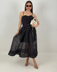 Abito ALEXANDRA - Abito lungo scollo a cuore - COLLEZIONE CHIC