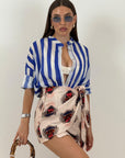 Camicia a righe WHITE&BLUE