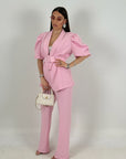 Tailleur FABRY - completo giacca con cintura e pantalone