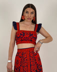 Cordset ROMY - Completo top e gonna lunga