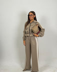 Cordset KIRAN - Completo felpa con zip e pantalone