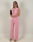 Cordset AMS - completo maglietta bottoni dorati e pantalone