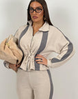 Tuta KARIM - Completo felpa con zip e pantalone
