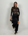 Cordset PENELOPE - Completo maglia in pizzo e pantalone