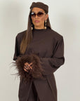 Maglia KALA con piume