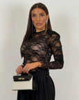 Cordset PENELOPE - Completo maglia in pizzo e pantalone
