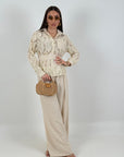 Cordset LOKA - Completo camicia in pizzo e pantalone