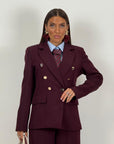 Tailleur EMANUELA - Completo giacca con bottoni dorati e pantalone