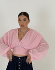 SALDO Camicia LAVINIA corta con manica velata