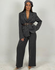 Tailleur KADRIE - Completo gessato giacca e pantalone