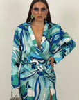 Cordset CELESTE - COMPLETO CAMICIA E GONNA LUNGA - COLLEZIONE CHIC