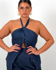 CURVY Cordset PERLITAS - Completo top e pantalone