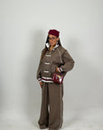 Cordset Sweta - Completo giacca con zip e pantalone