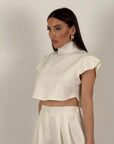 Cordset LOS ANGELES - completo top mezzo collo e pantalone