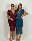 CURVY Abito TIZZY - Abito longuette in pizzo