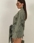 Cordset MARENA - COMPLETO CAMICIA E GONNA A QUADRI