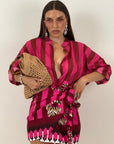 Gonna pareo TIGER FUCSIA